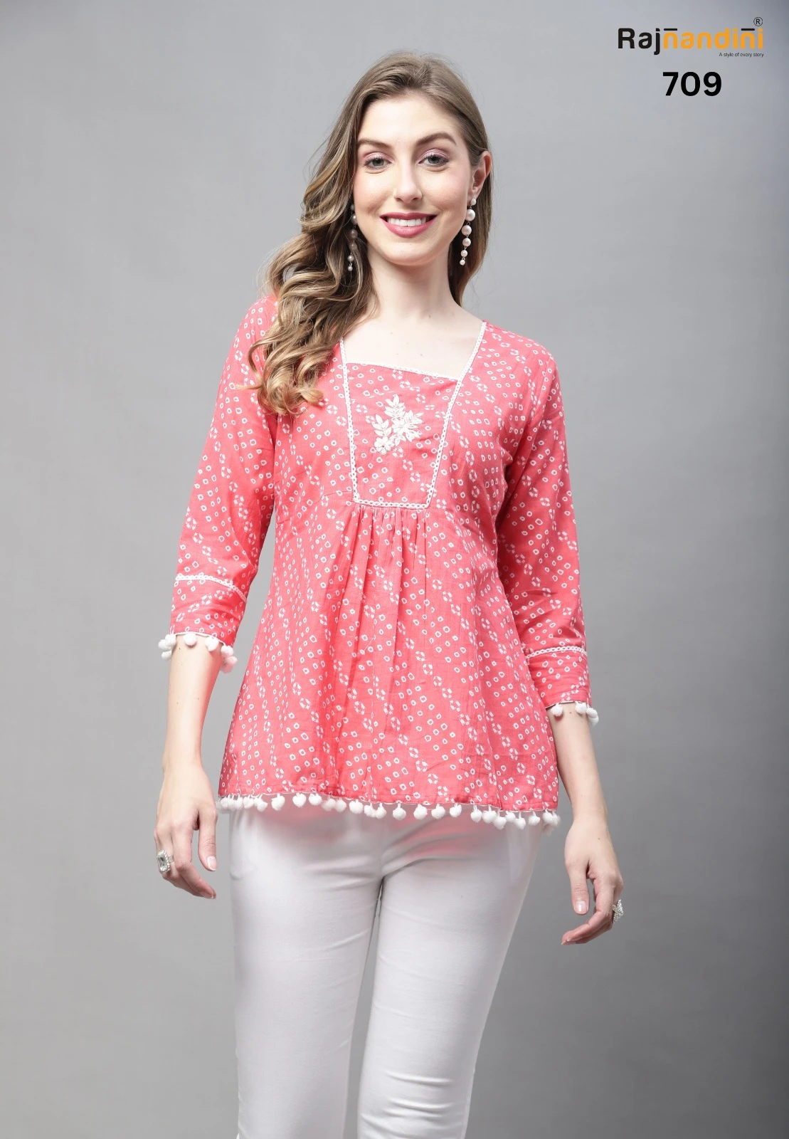 Rajnandini Nayra Pure Cotton Wholesale Tops Catalog — Wholesale, MPA wholesale from Surat — view 5